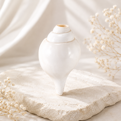 Original Vishnu Shankh | Sacred Conch for Vishnu Pooja