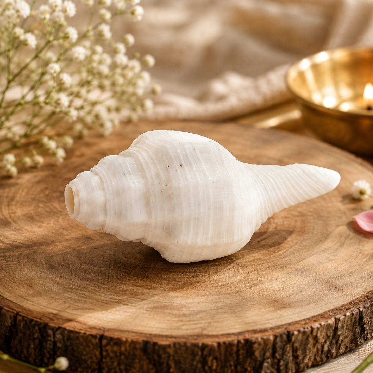 Authentic Shankh – Premium Original Sacred Conch Shell for Divine Pooja Rituals
