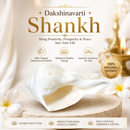 Dakshinavarti Shankh | Divine Ritual Product