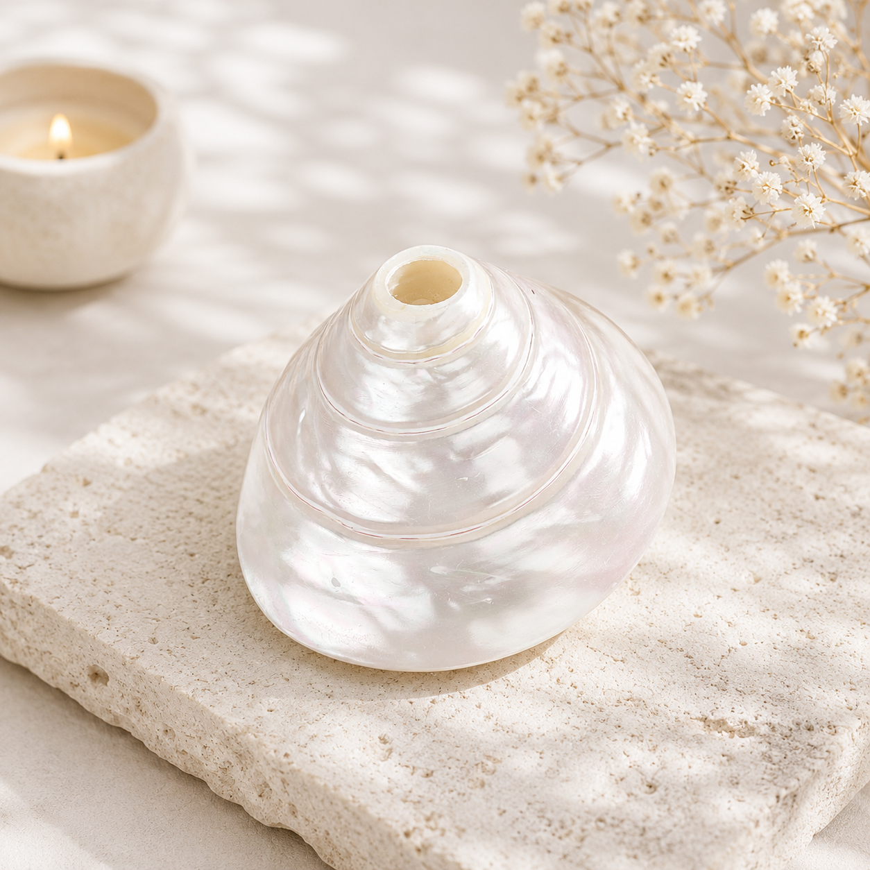 Original Moti Shankh for Pooja & Vastu | Premium Sacred Conch