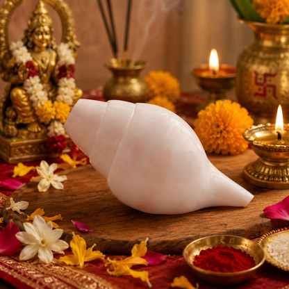 Natural Shankh for Pooja